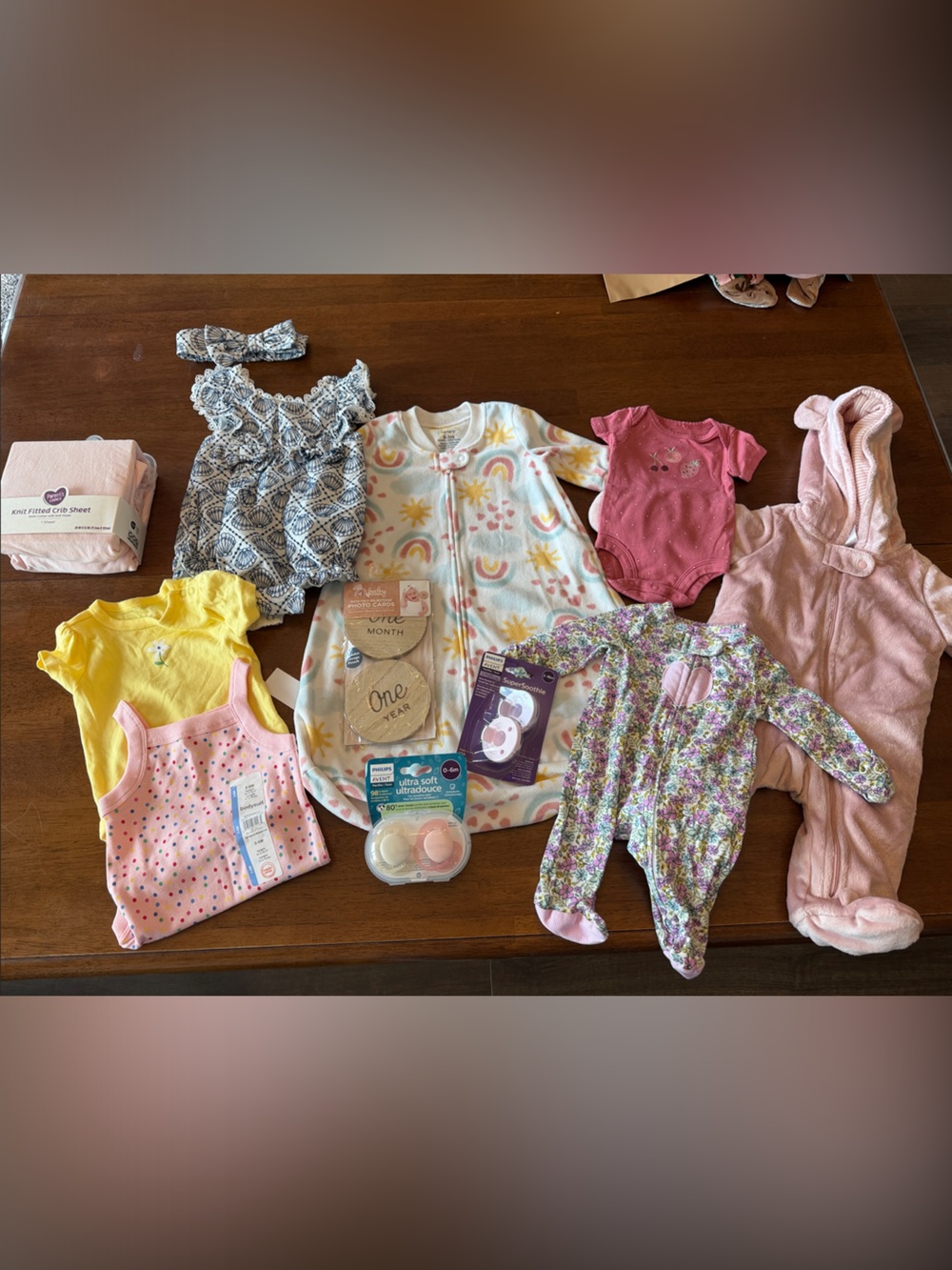 Baby Girl Starter Set: Variety of Clothing and Baby Accessories
